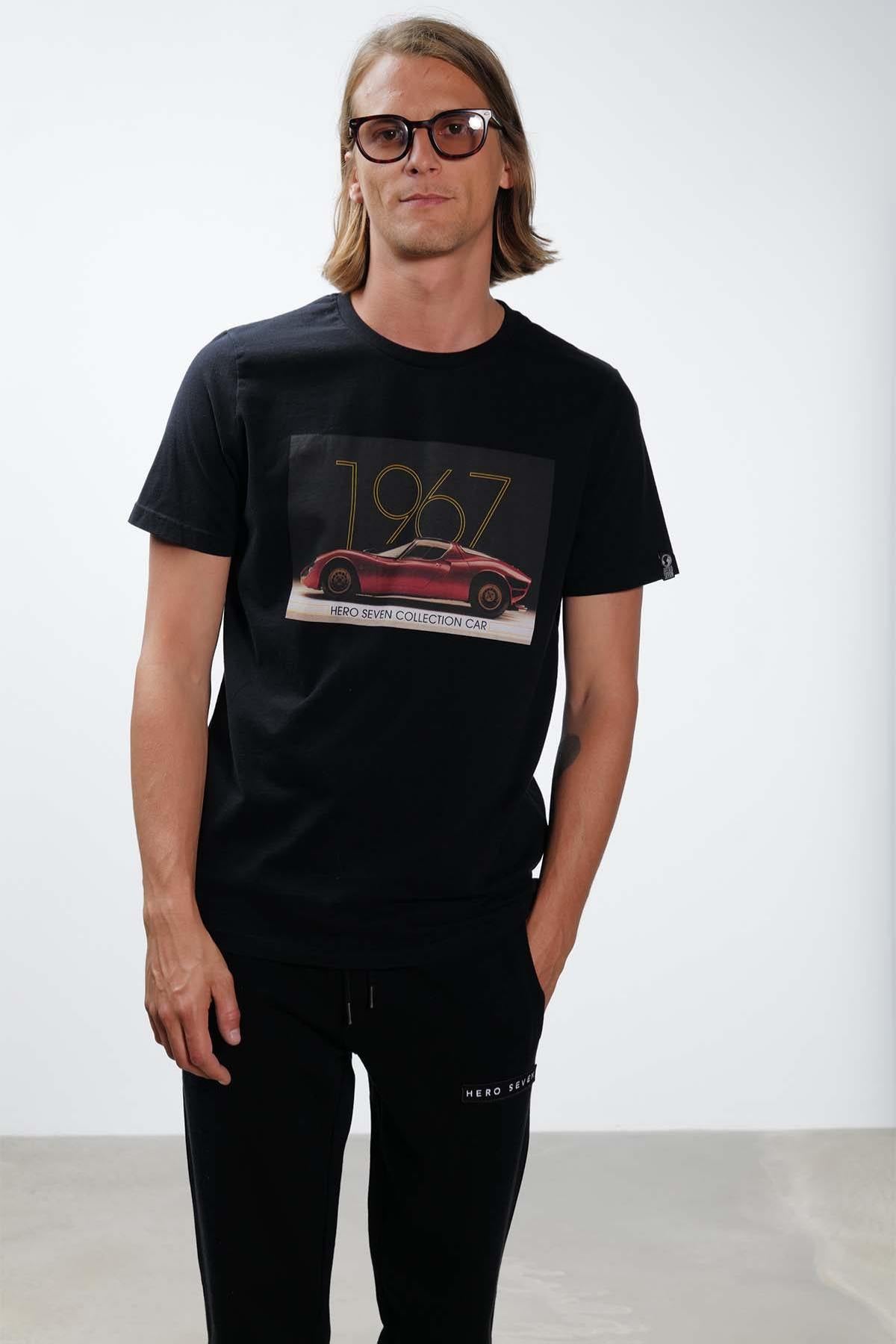 Black t-shirt 1967 car collection - Image n°4