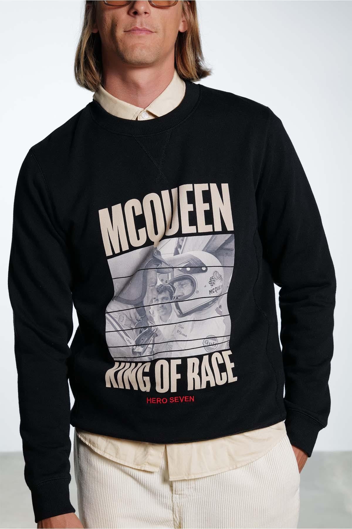 Steve McQueen King of Race black sweater - Image n°1