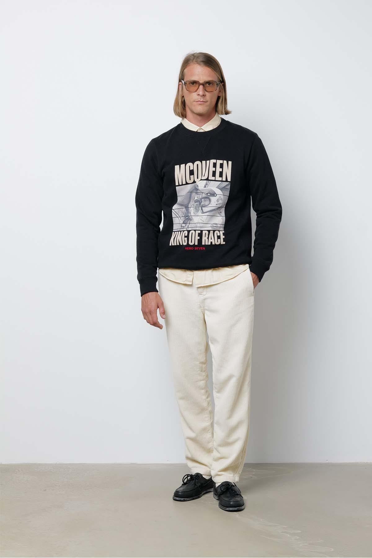 Steve McQueen King of Race black sweater - Image n°3