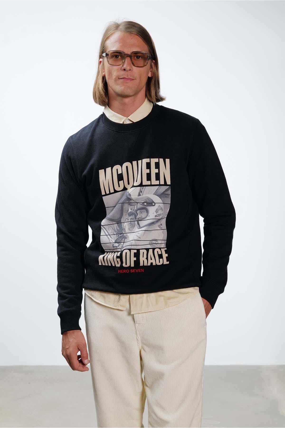 Steve McQueen King of Race black sweater - Image n°4