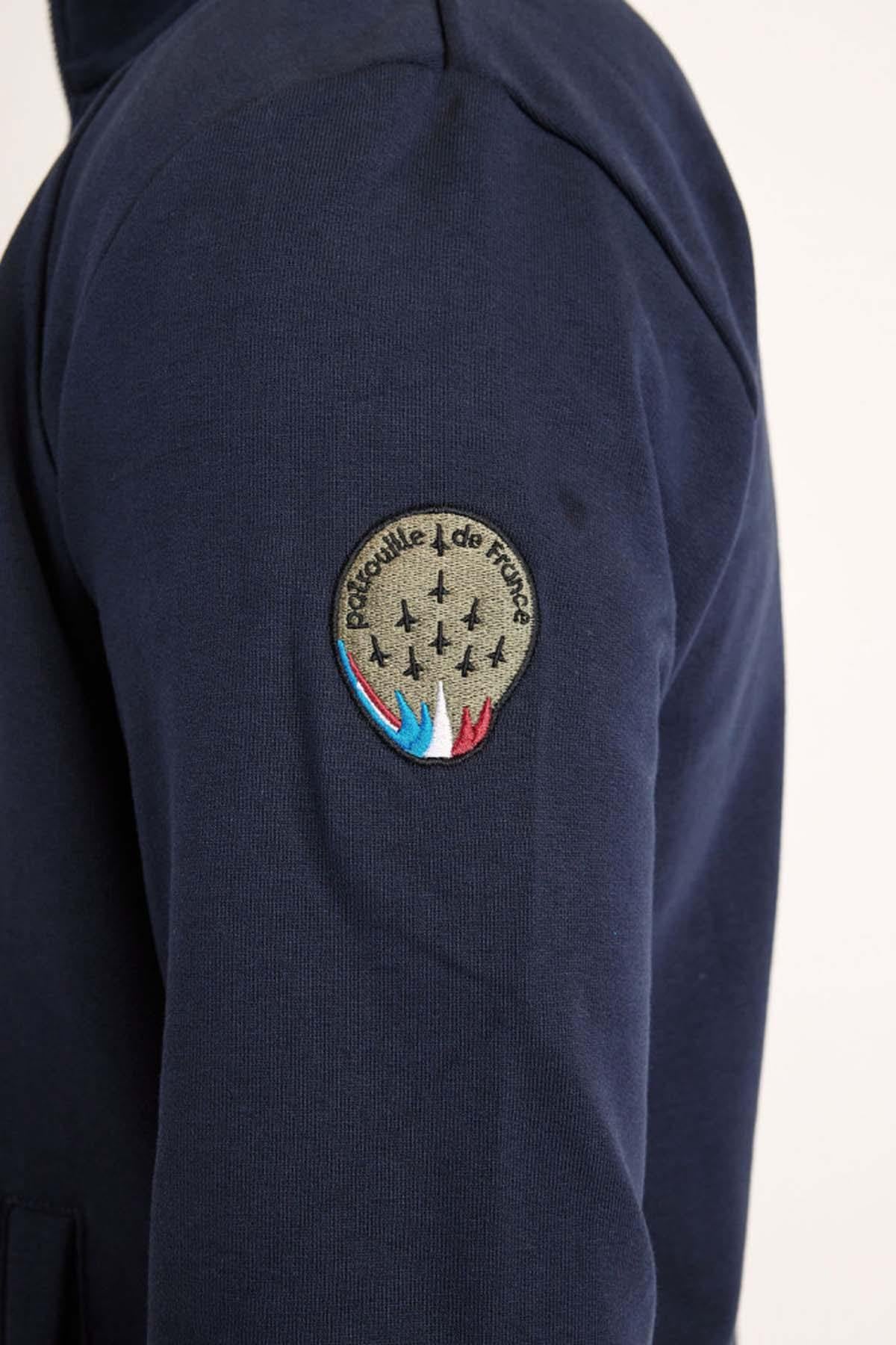 Blue Patrouille de France zipped jacket - Image n°2