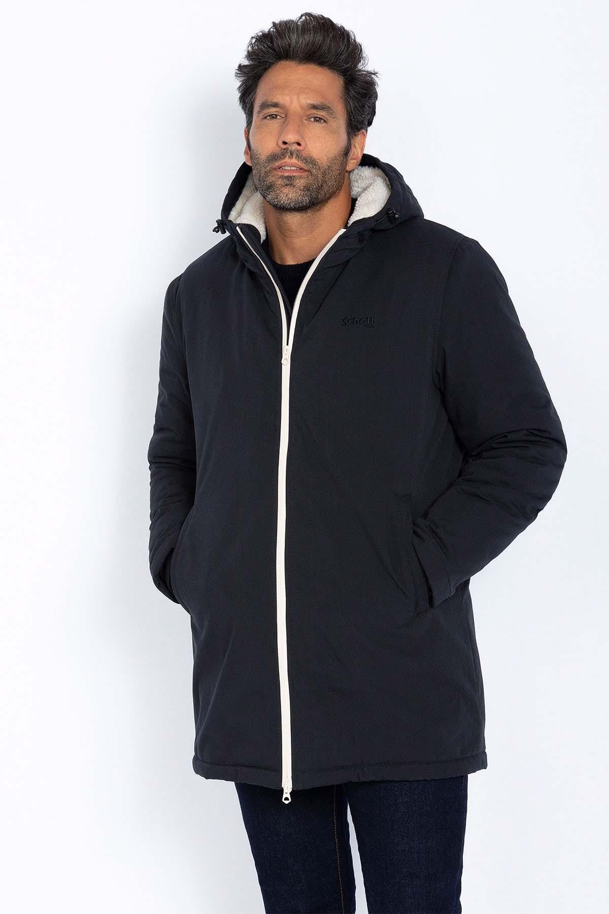  Long fleece windbreaker - Image n°1