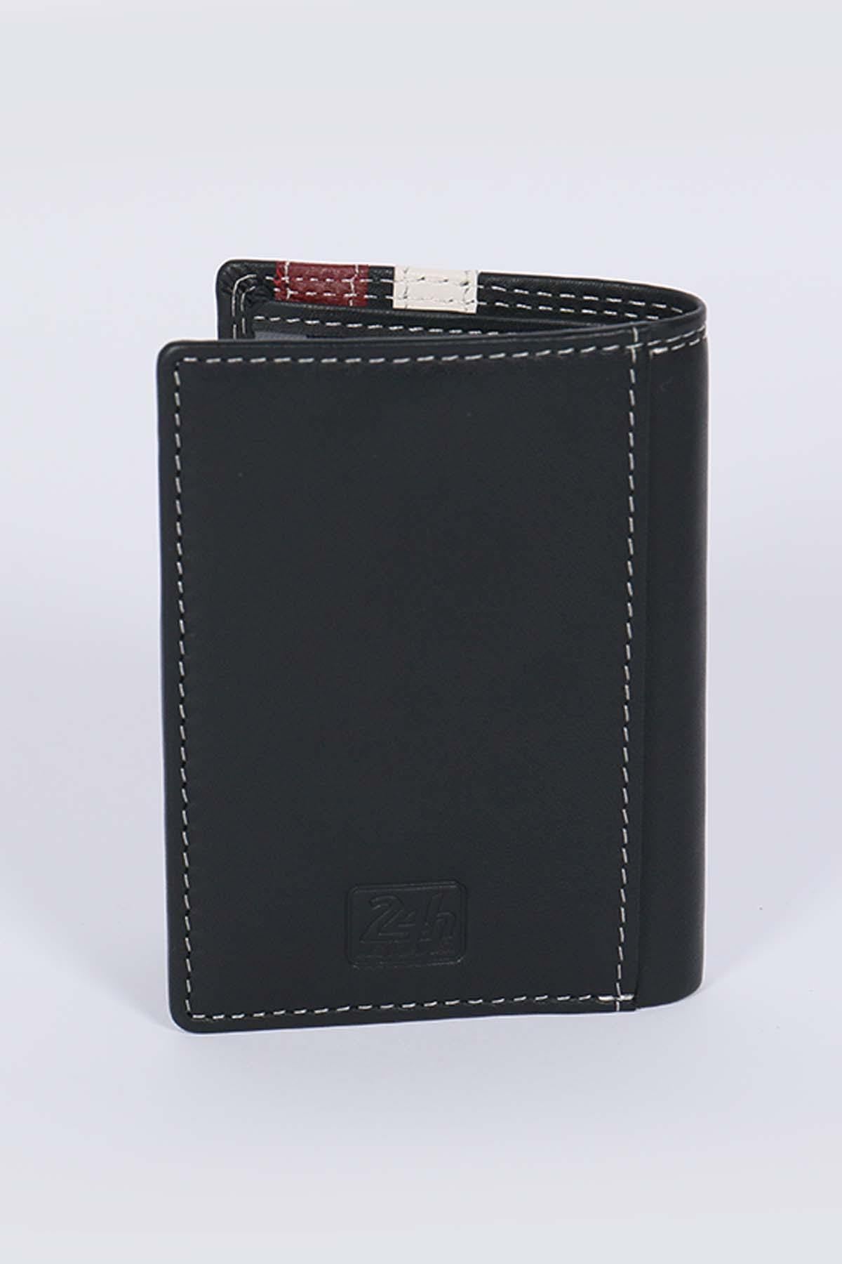 Black sheepskin wallet - Image n°3