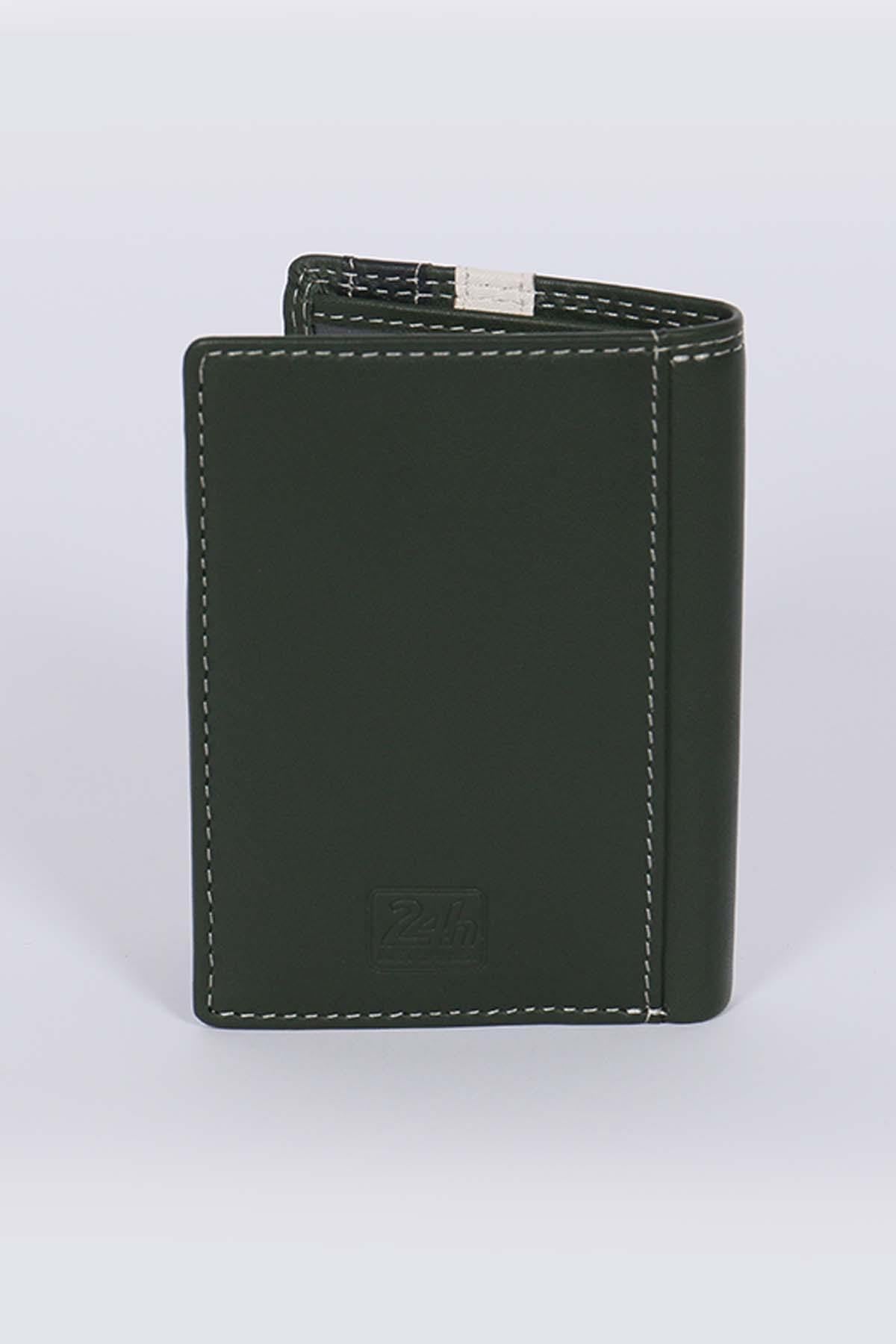 Green sheepskin wallet - Image n°3