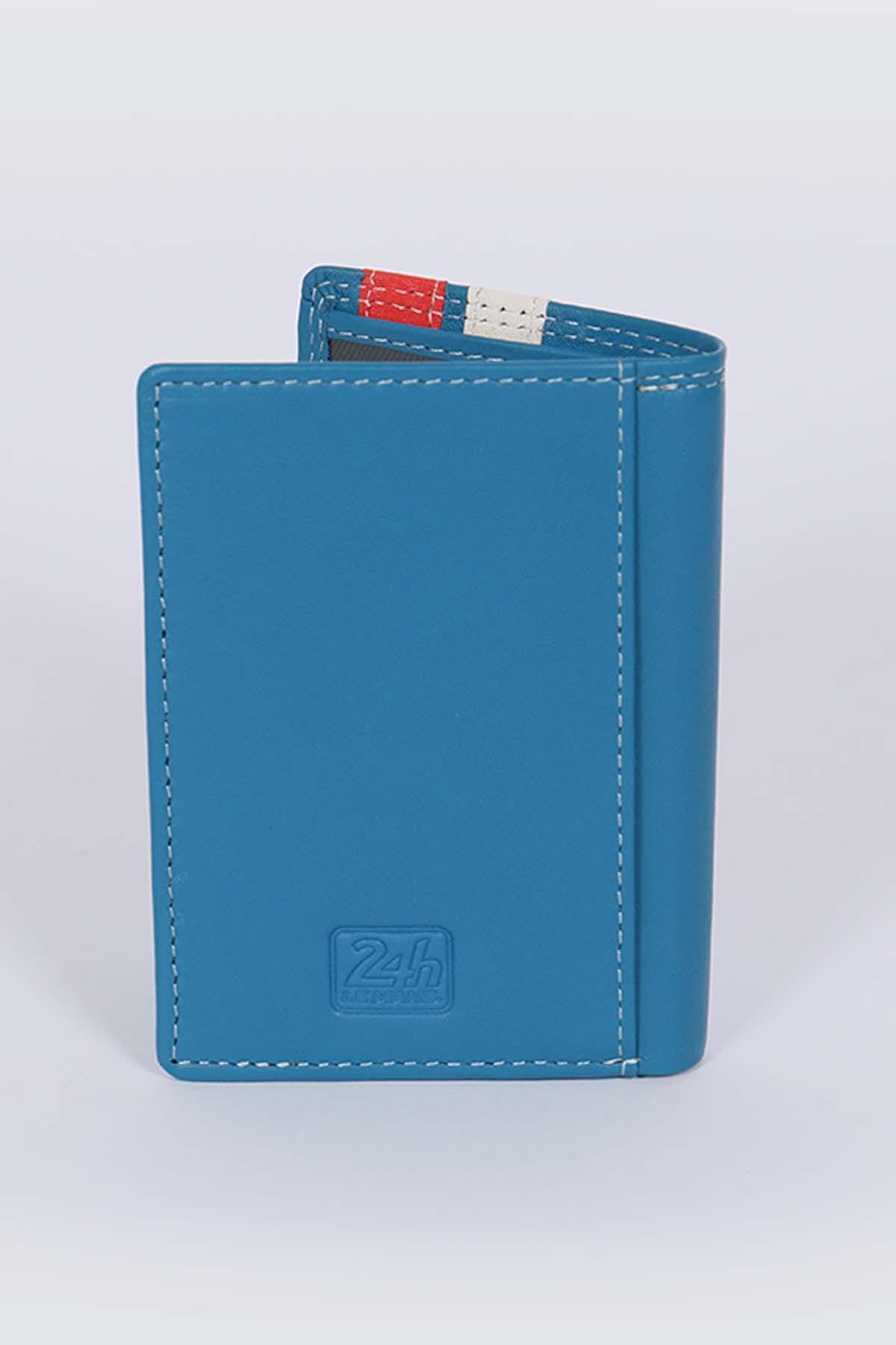 Gypsy blue sheepskin wallet - Image n°3