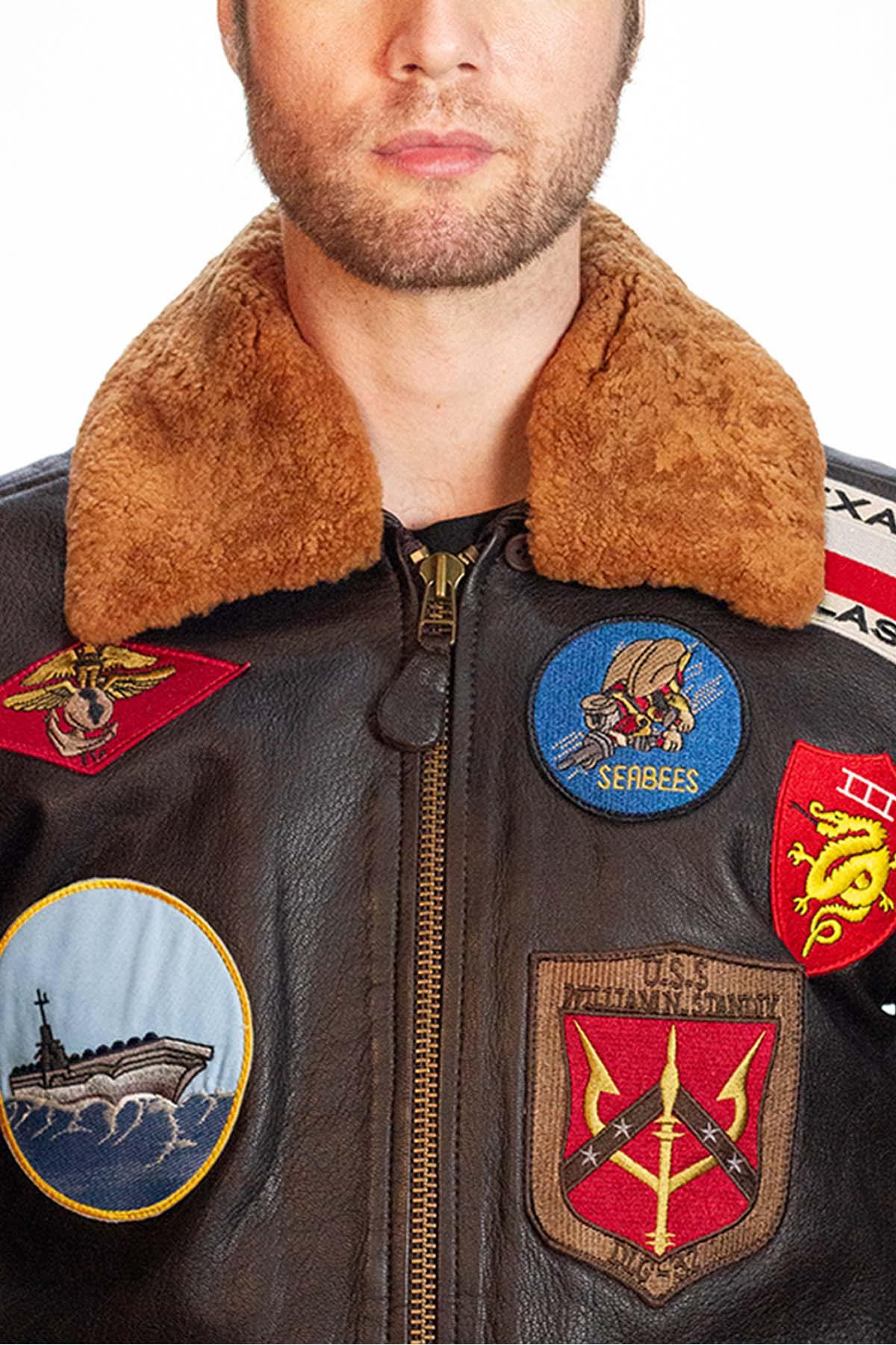 Replica of Maverick's leather jacket - Top Gun - Image n°7