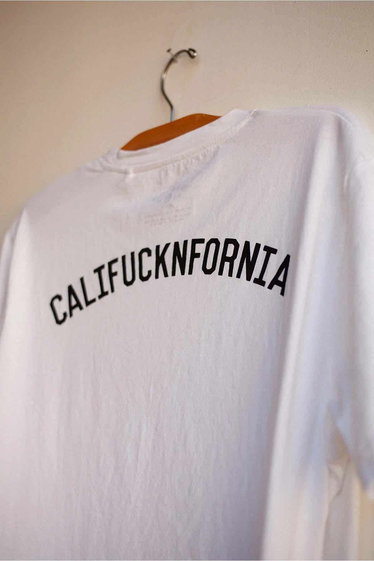 Califucknfornia white t-shirt - Image n°3