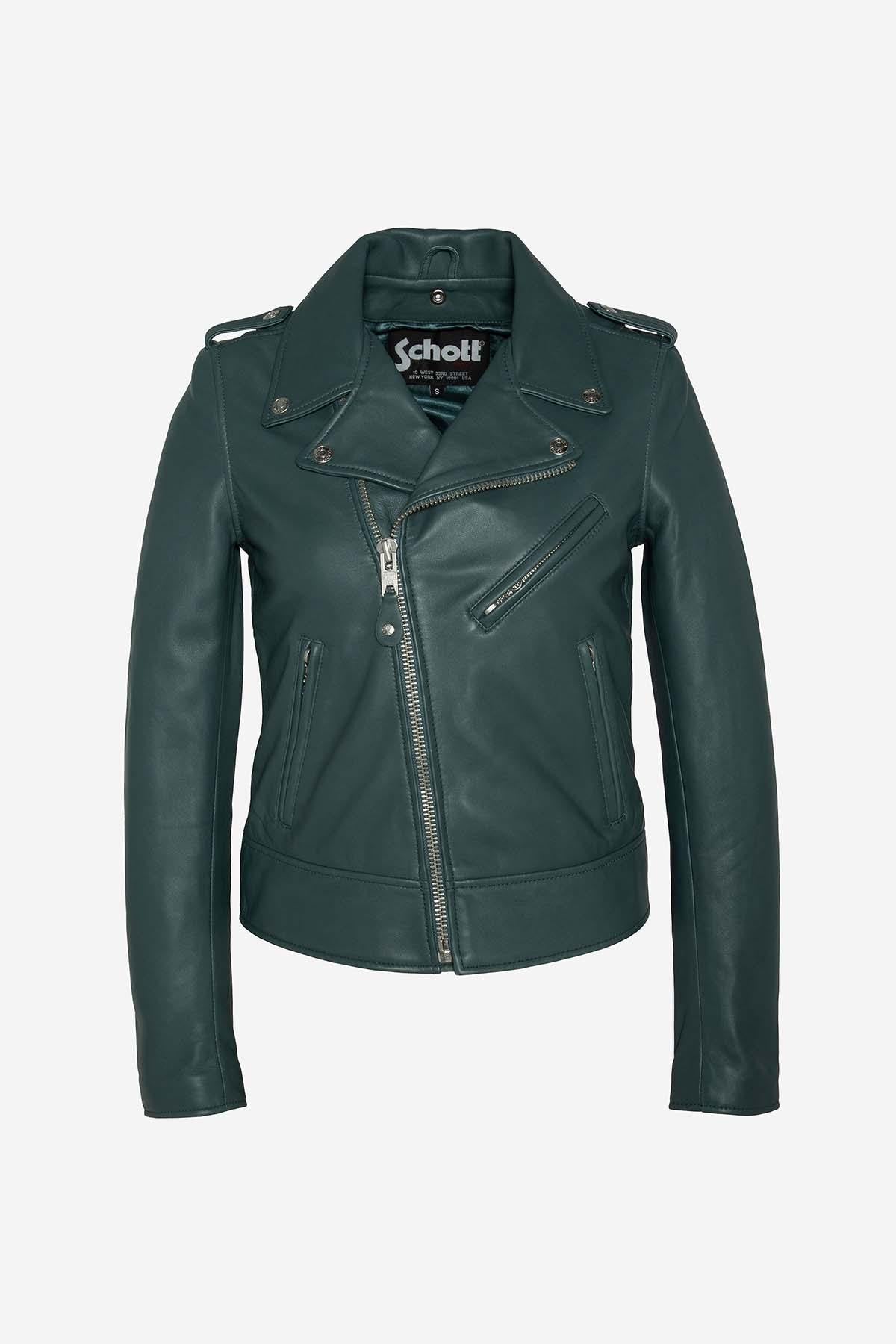 Blue-green Perfecto® jacket - Image n°5