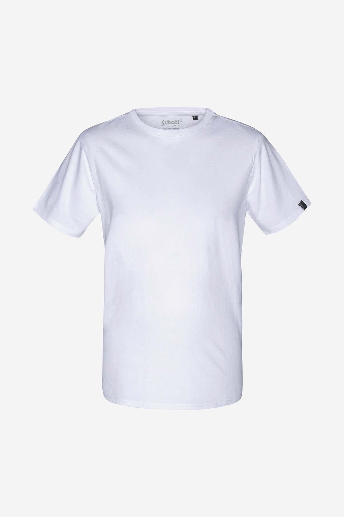 Schott t-shirt in a set of 2 (white + black) - Image n°3