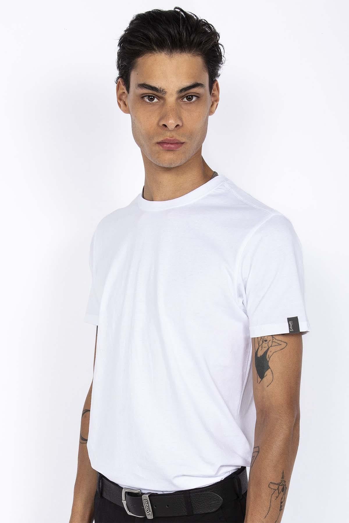 Schott t-shirt in a set of 2 (white + black) - Image n°7