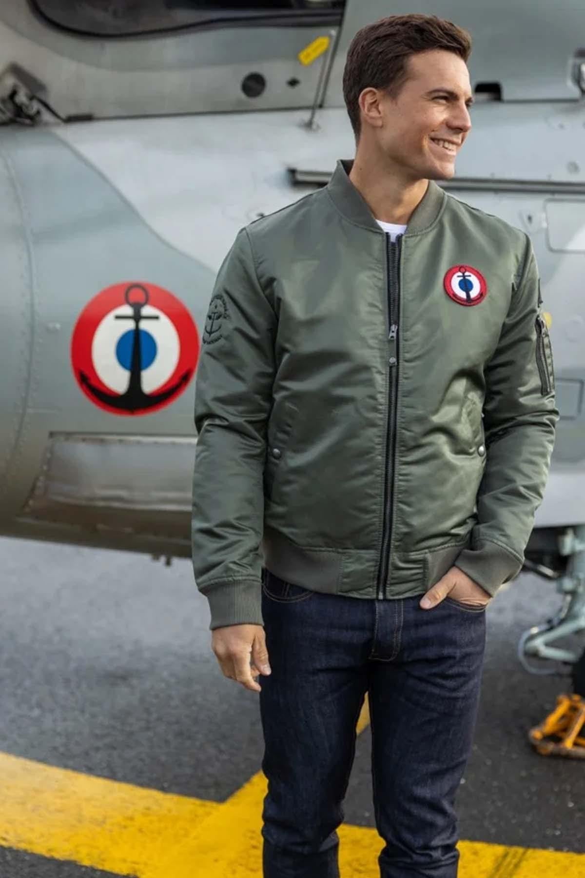 Jacket of the French Navy “Naval Aeronautics” khaki - Image n°4