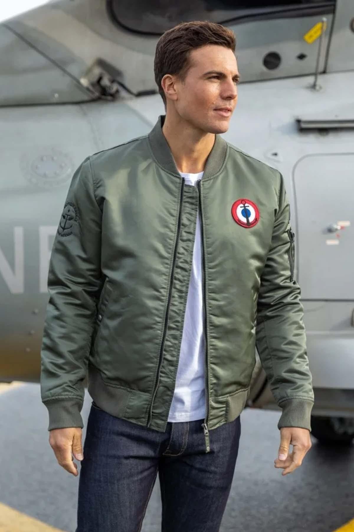 Jacket of the French Navy “Naval Aeronautics” khaki - Image n°2