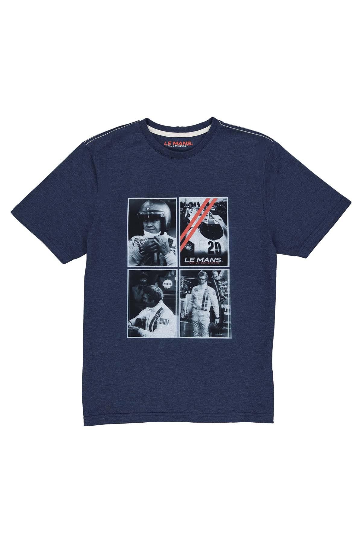 Steve McQueen film "Le Mans" printed t-shirt - Image n°2