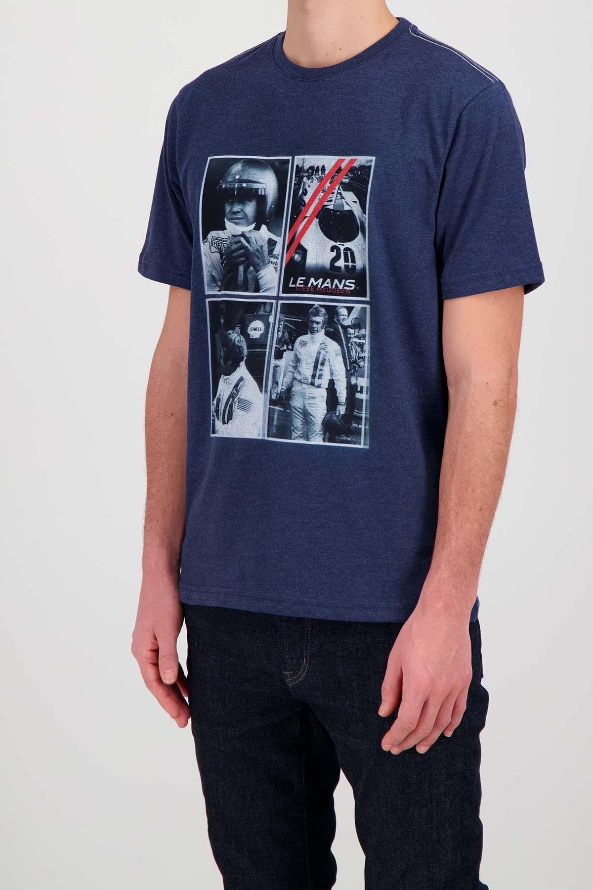 Steve McQueen film "Le Mans" printed t-shirt - Image n°3