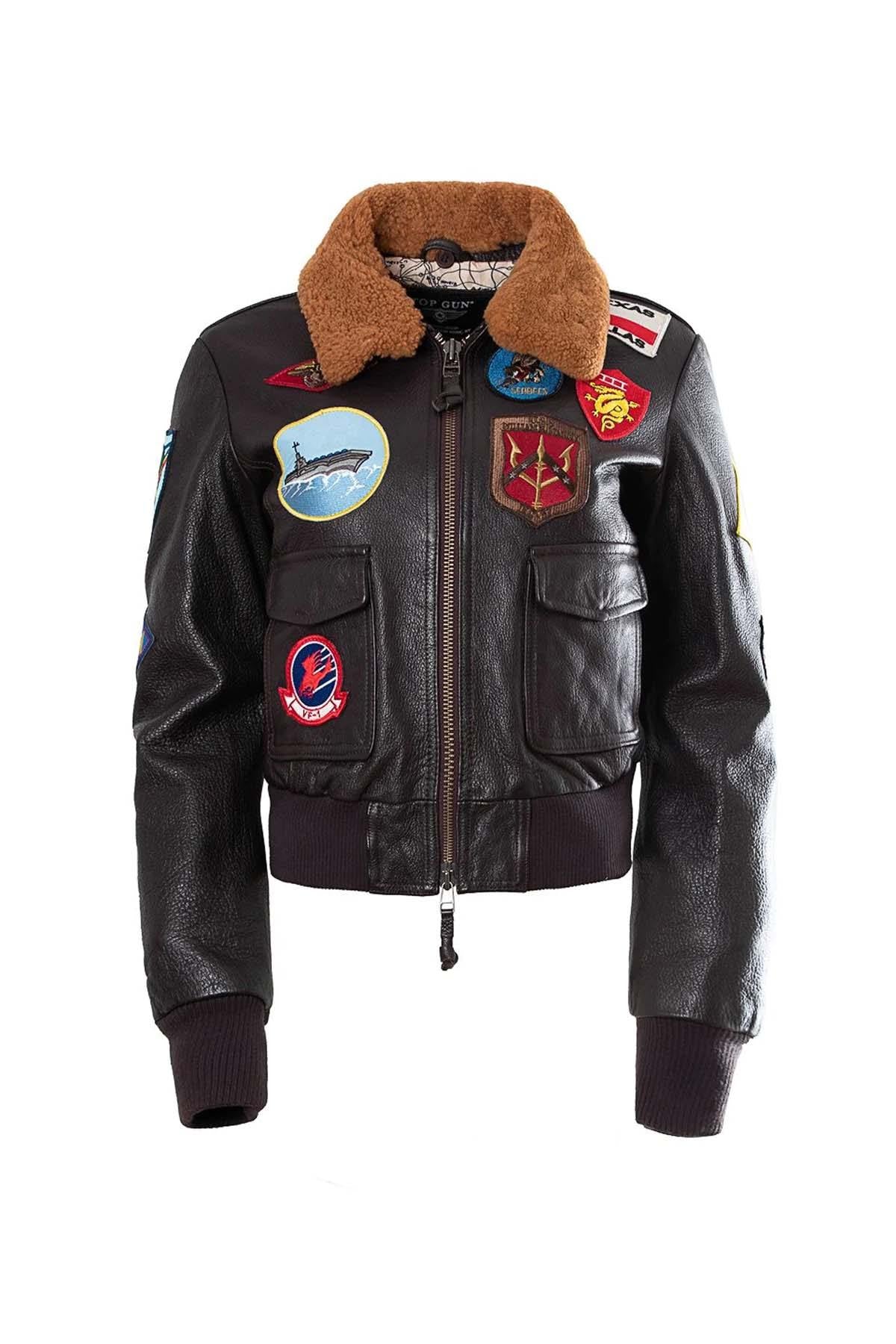 Women's Top Gun® Leather Pilot Jacket - Image n°11