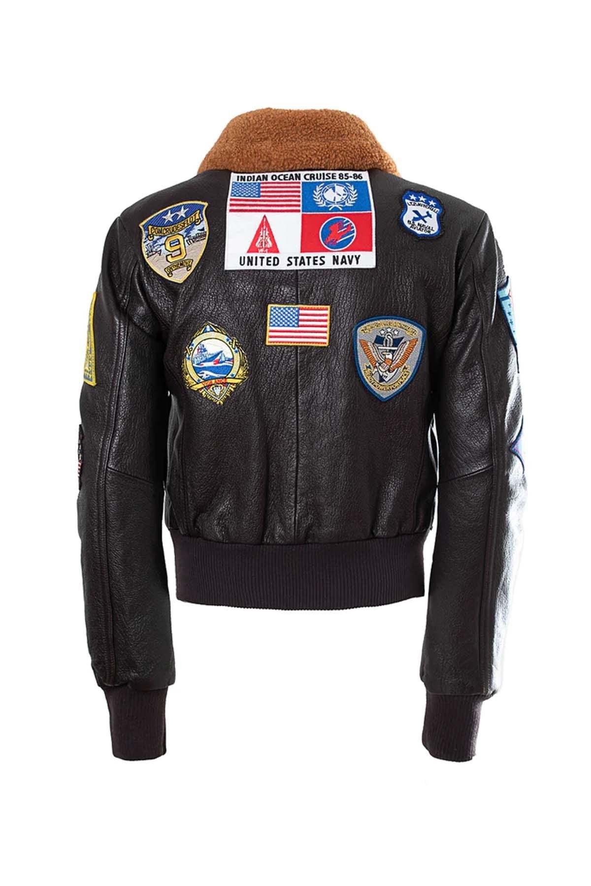 Women's Top Gun® Leather Pilot Jacket - Image n°13