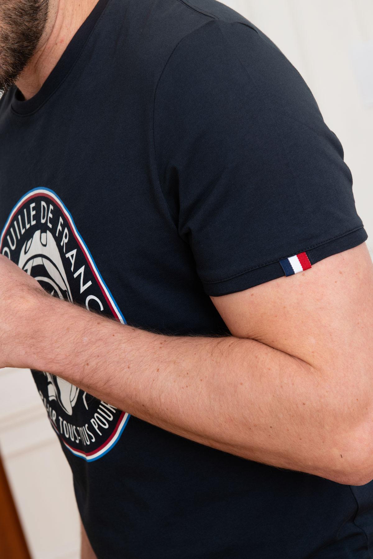 Navy blue round neck t-shirt Patrouille de France - Image n°5