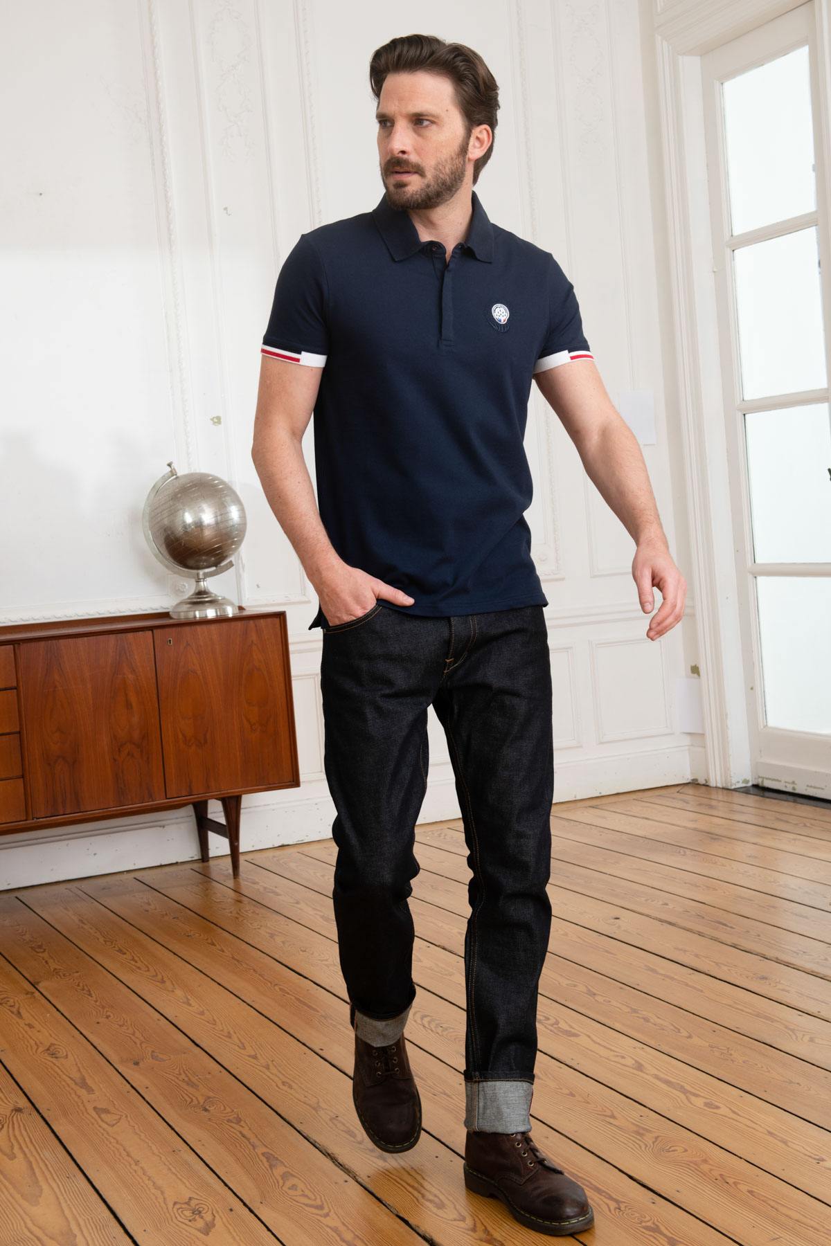 Navy blue polo shirt Patrouille de France - Image n°2