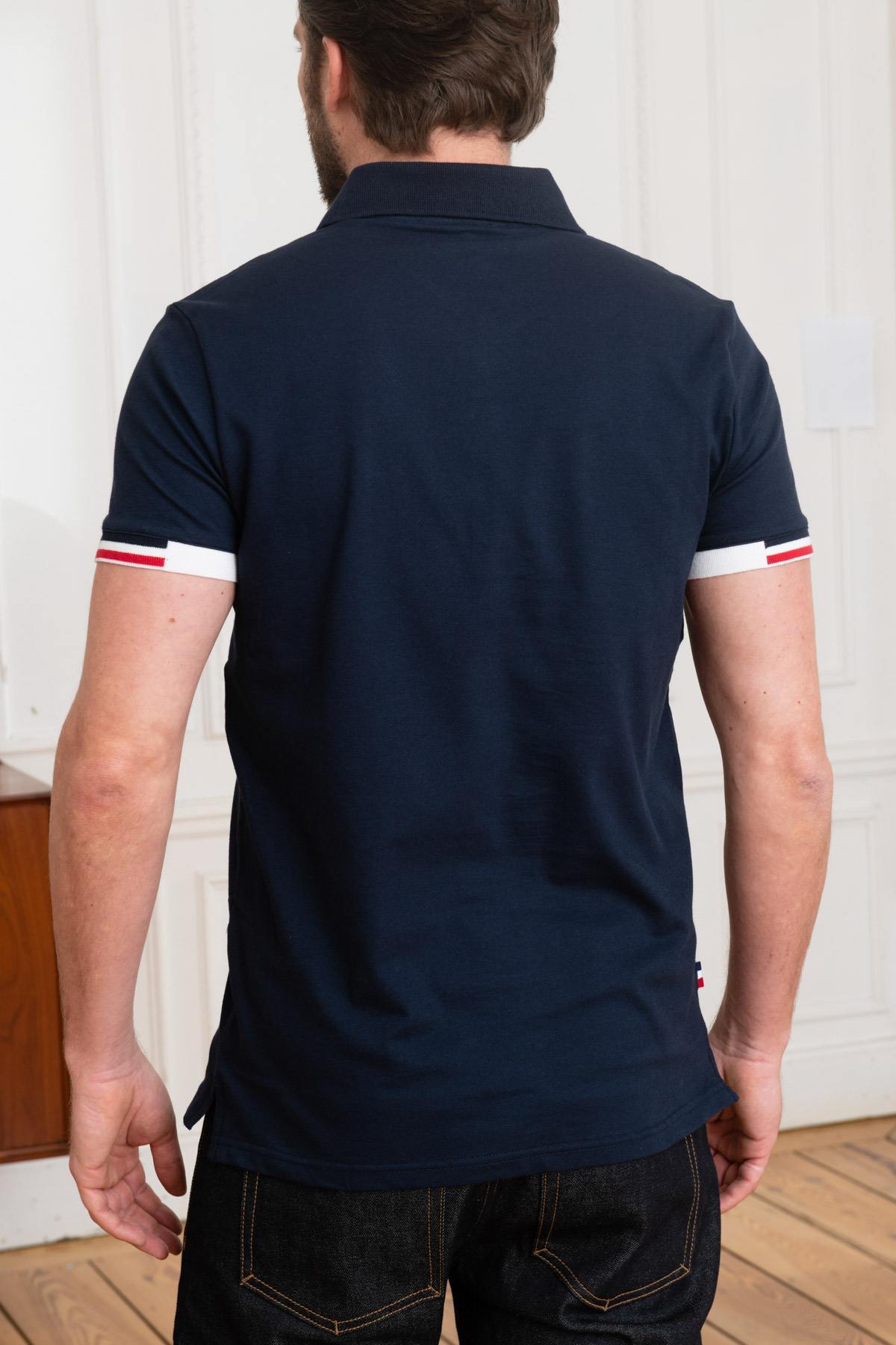 Navy blue polo shirt Patrouille de France - Image n°3