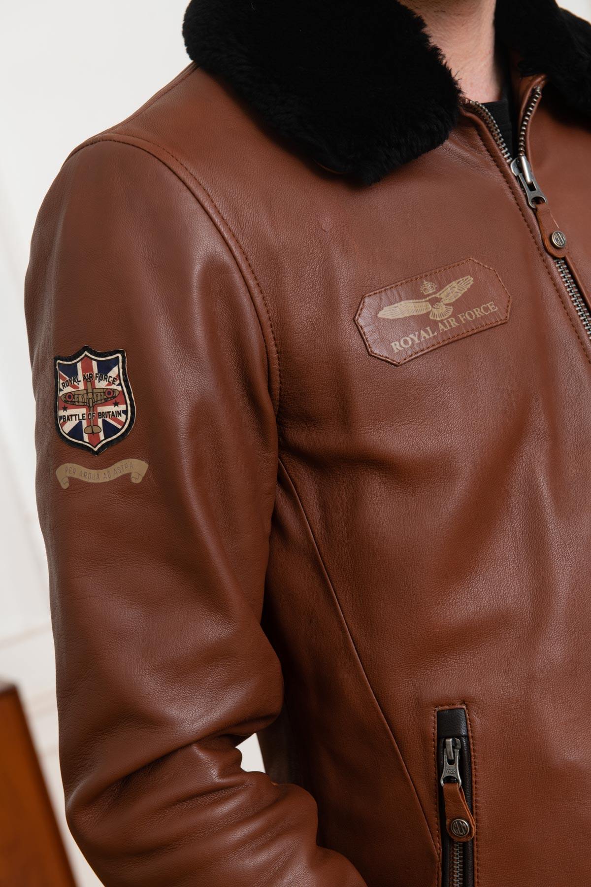 RAF jacket with removable fur collar - Image n°7