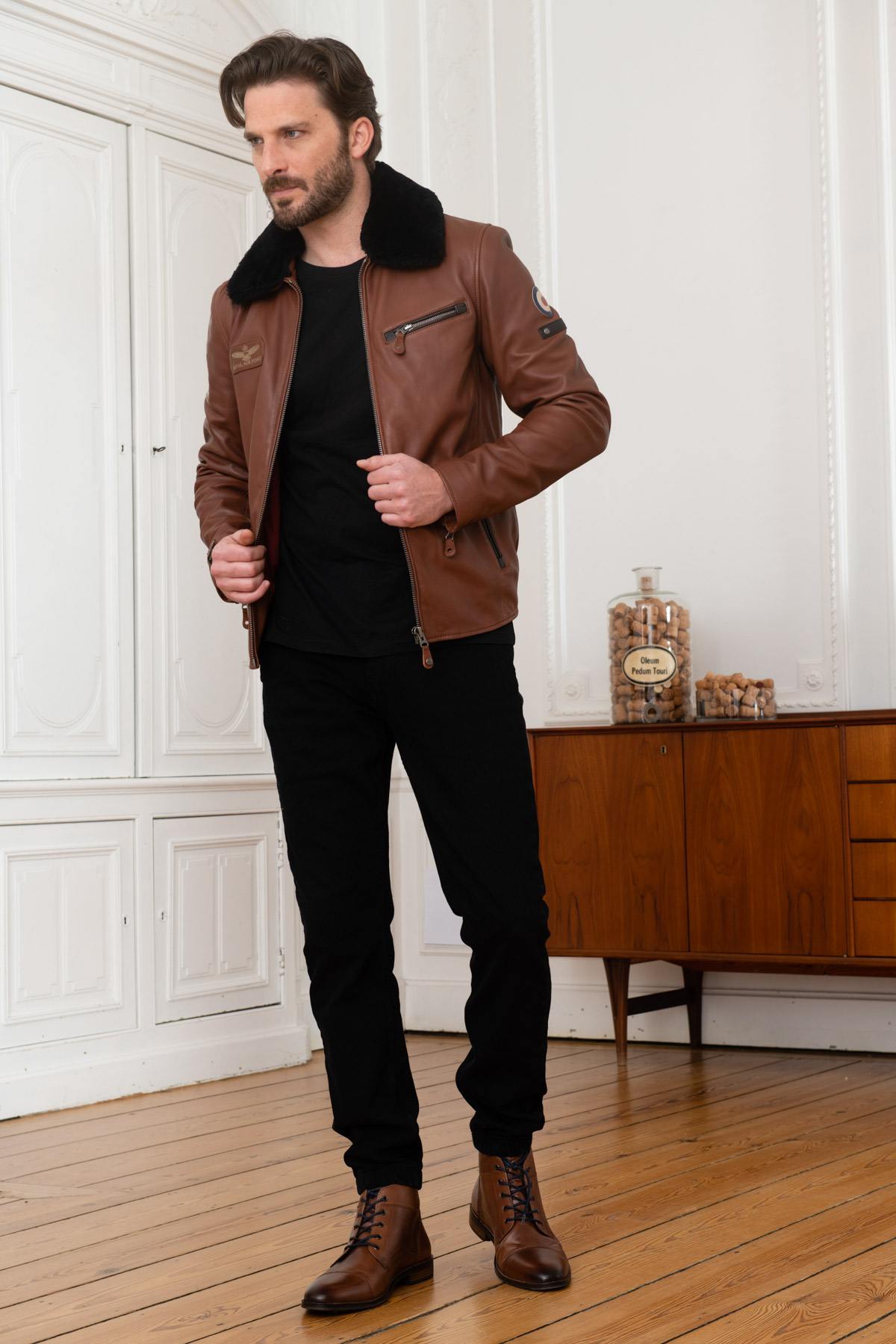 RAF jacket with removable fur collar - Image n°2