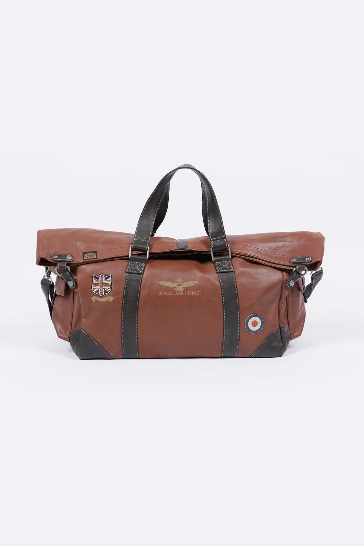 72h travel bag in tortoise leather - Image n°1