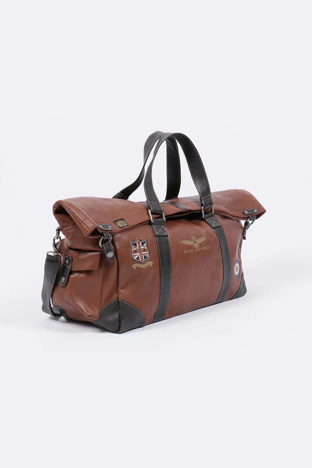 72h travel bag in tortoise leather - Image n°4