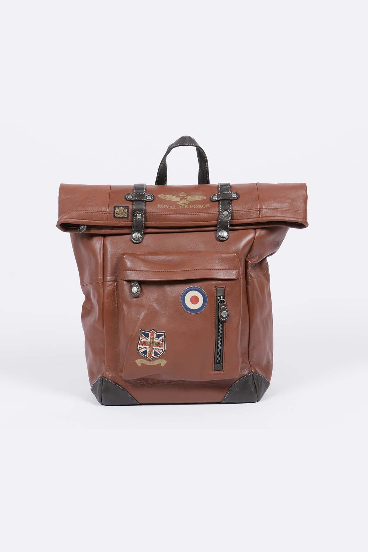 Tortoise leather backpack - Image n°1