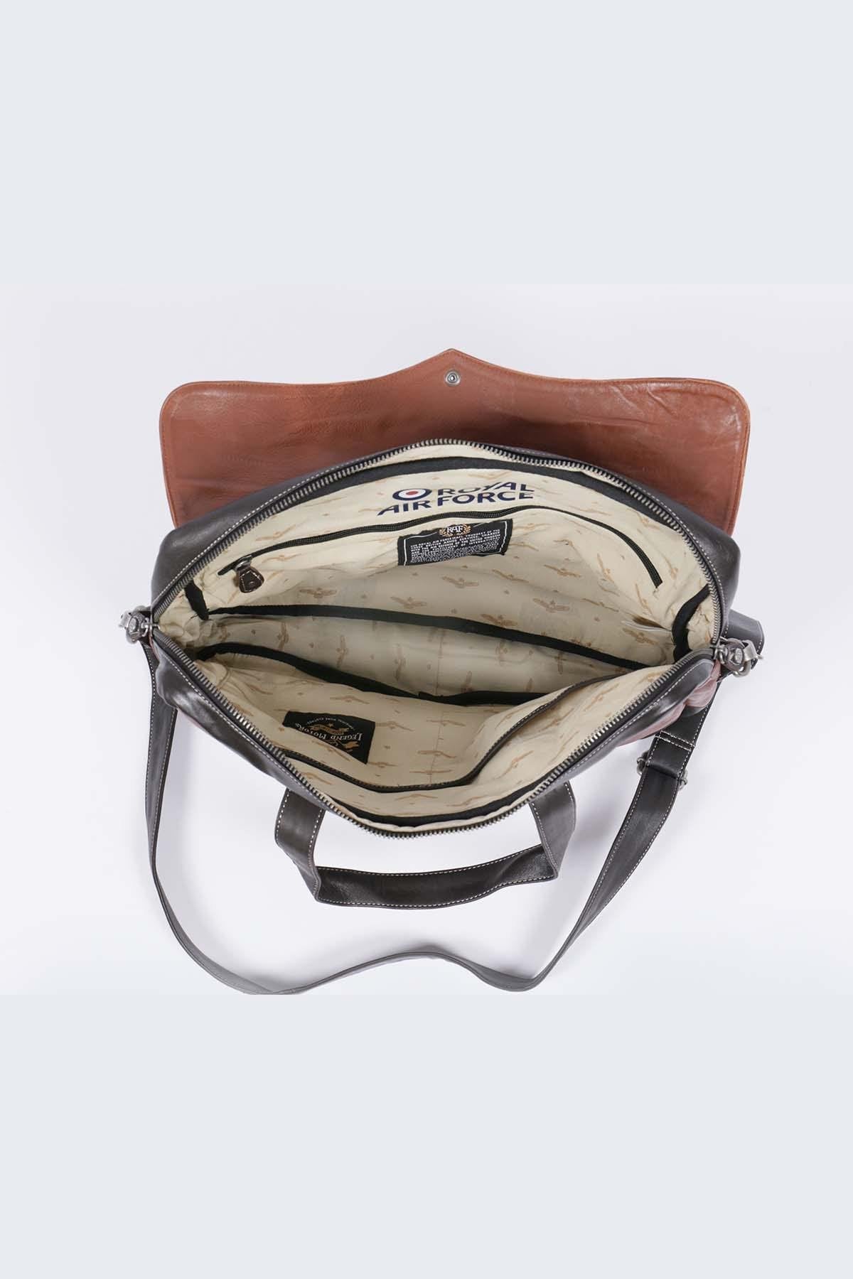 Tortoise sheepskin leather shoulder bag - Image n°5