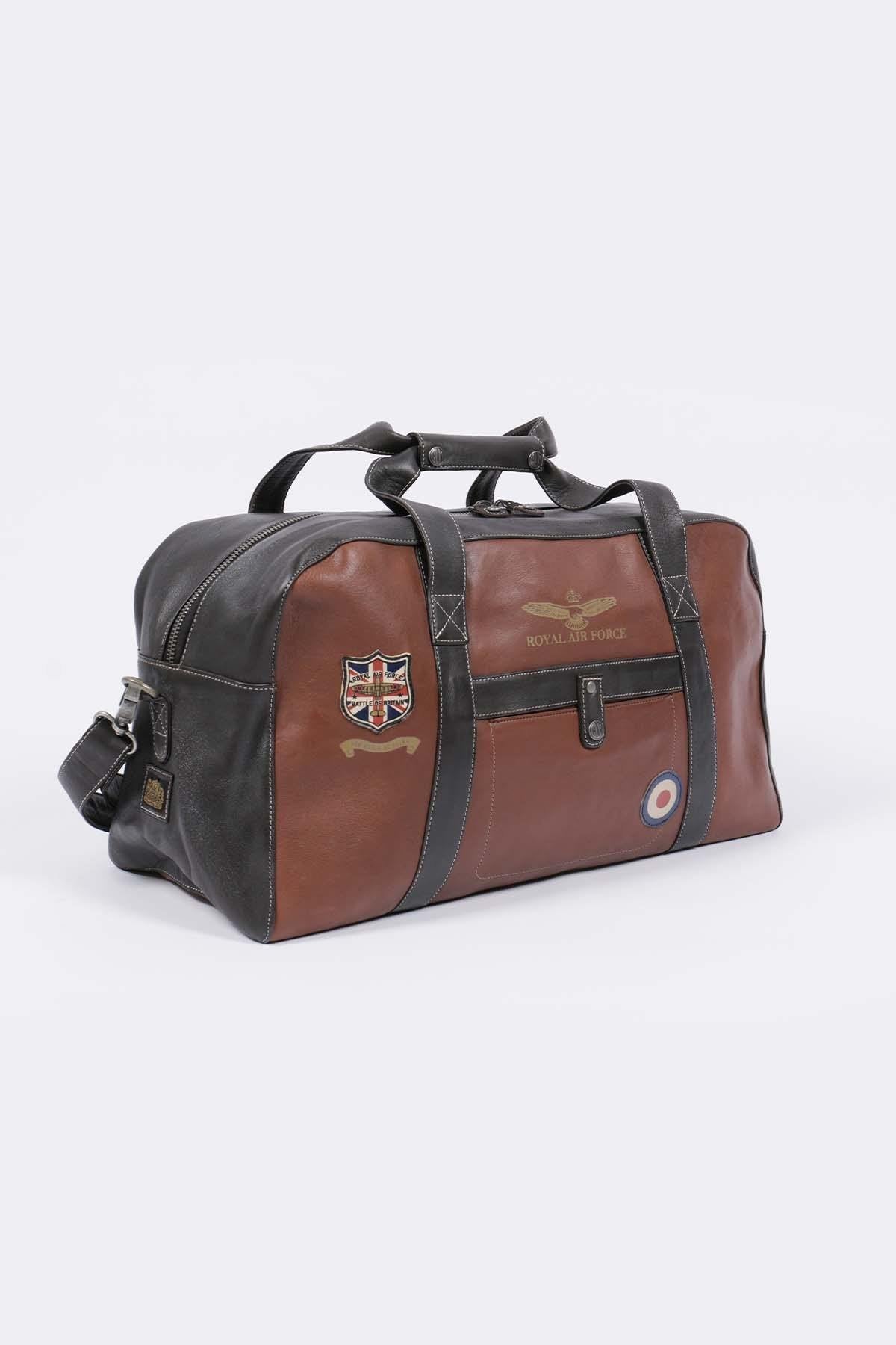 48h travel bag in tortoise leather - Image n°2