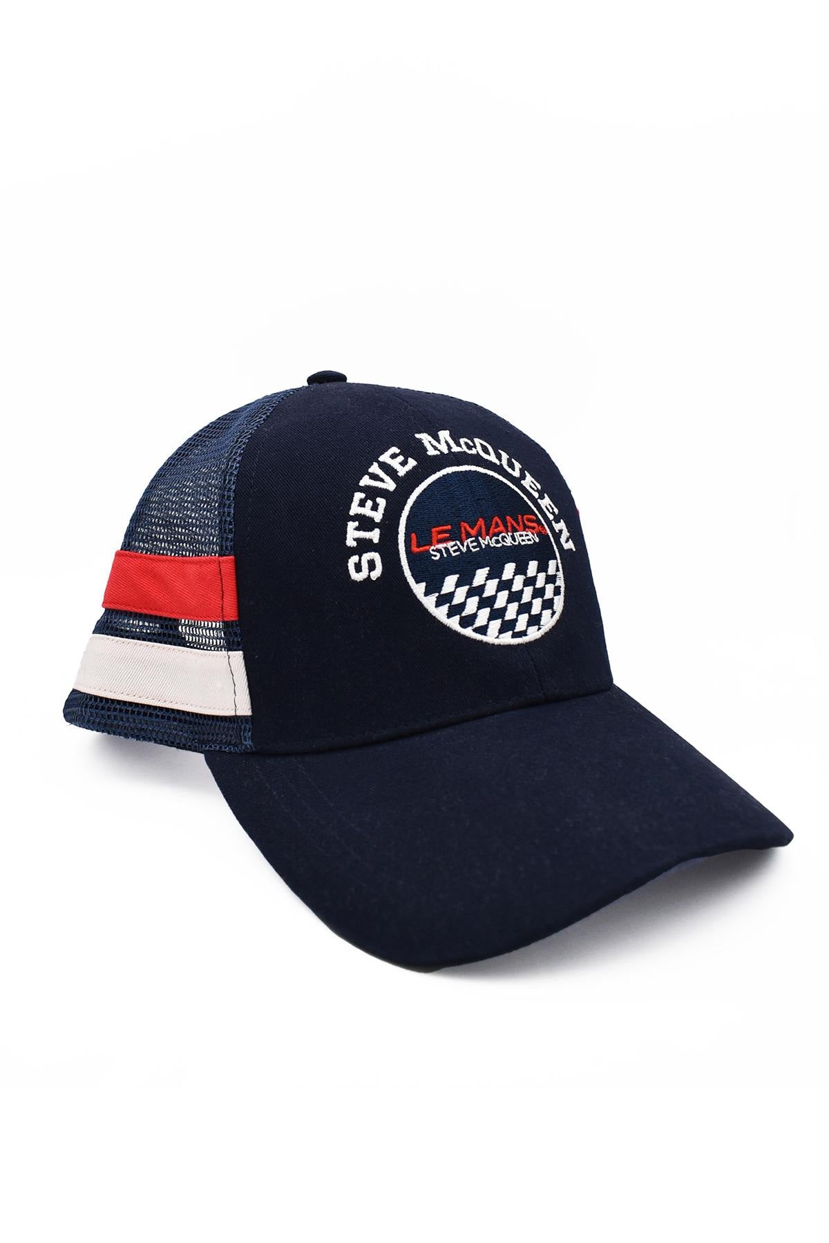 Navy blue Le Mans Steve McQueen cap - Image n°1