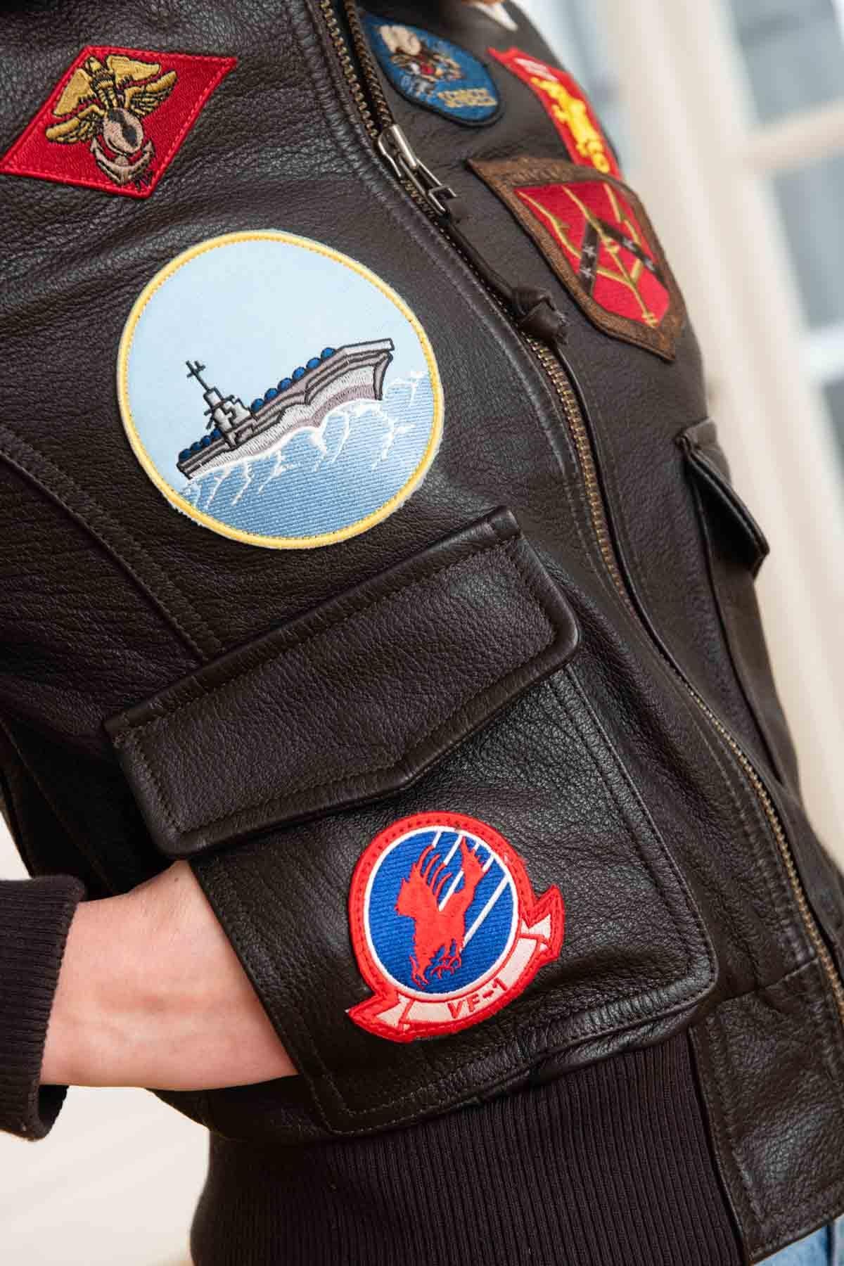 Women's Top Gun® Leather Pilot Jacket - Image n°10