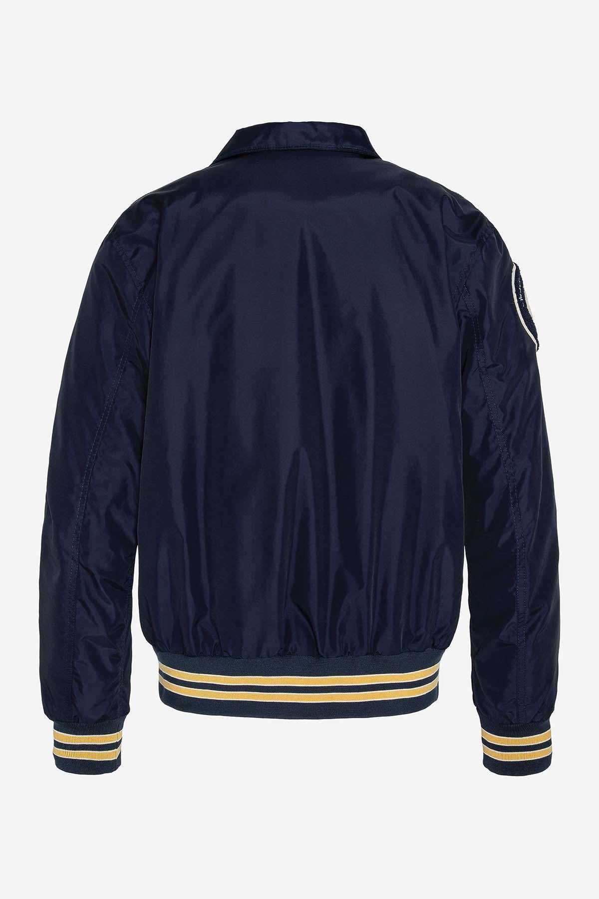 Blue varsity style jacket - Image n°7