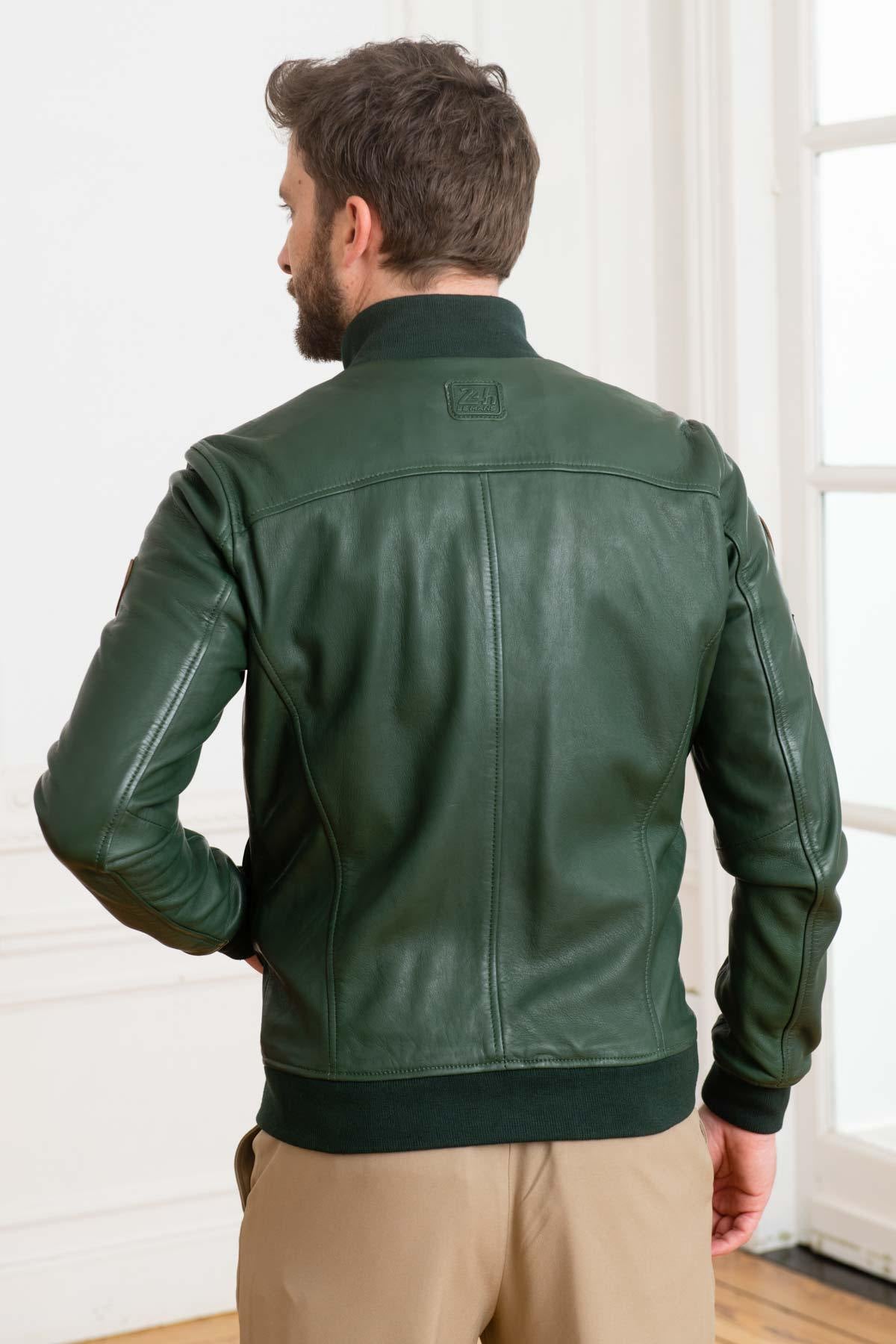 Le Mans 1923 green leather jacket - Image n°5