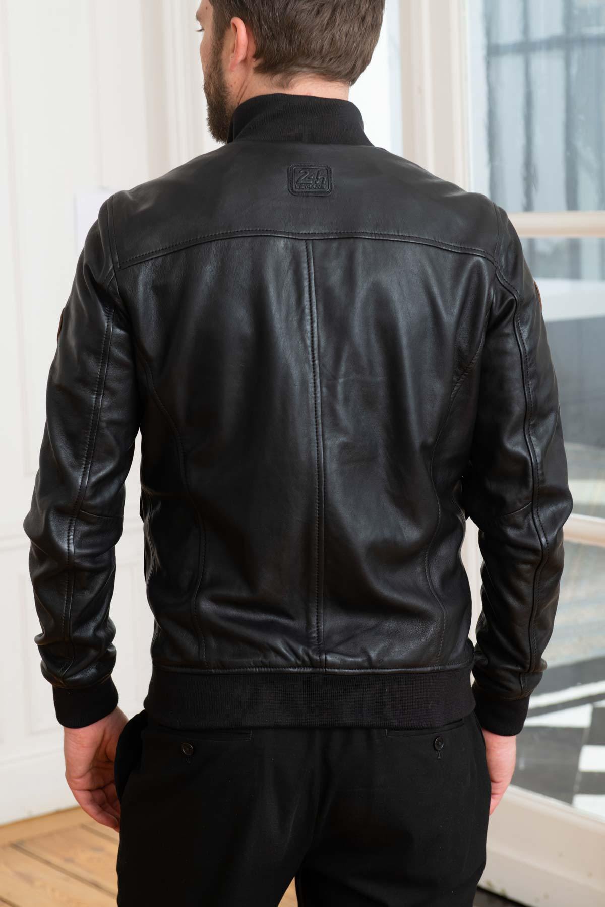 Le Mans 1923 black leather jacket - Image n°5