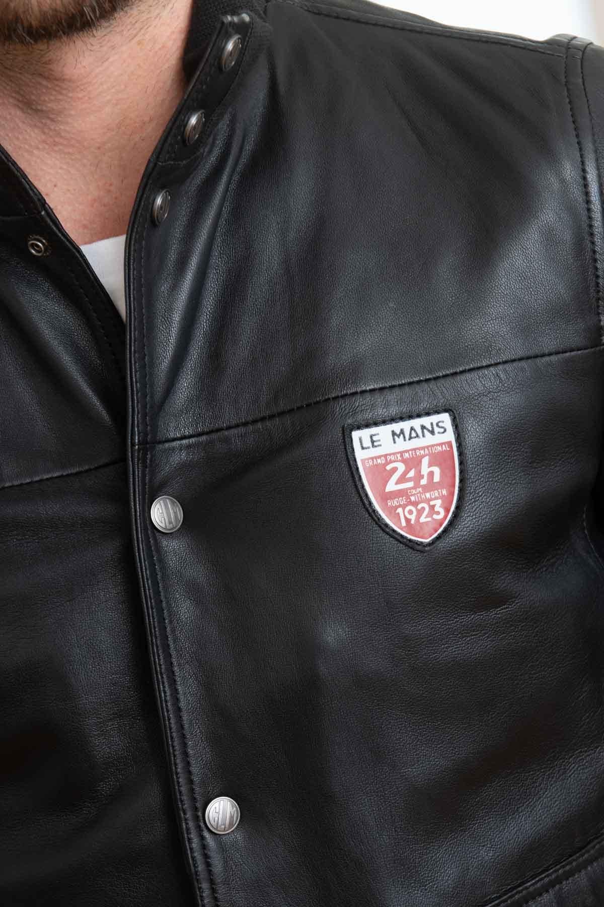 Le Mans 1923 black leather jacket - Image n°6