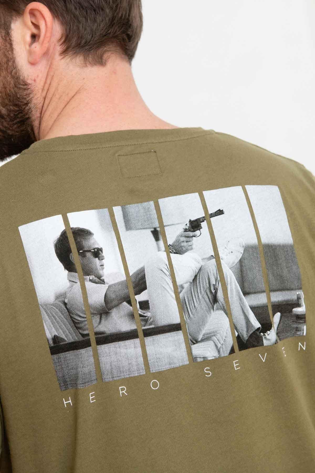 Steve McQueen khaki t-shirt - Image n°2