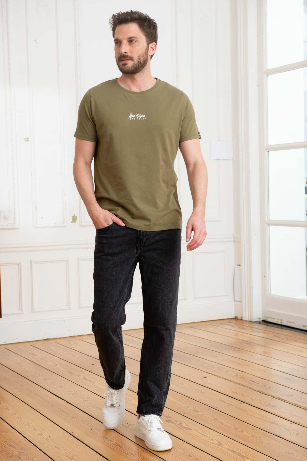 Steve McQueen khaki t-shirt - Image n°3