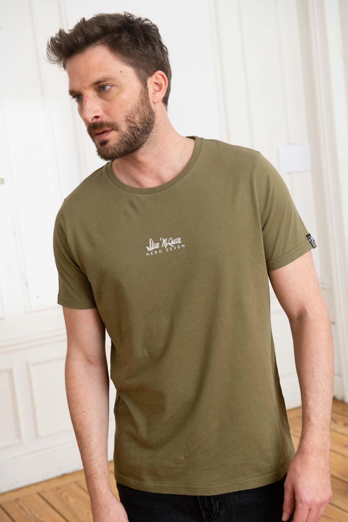 Steve McQueen khaki t-shirt - Image n°1