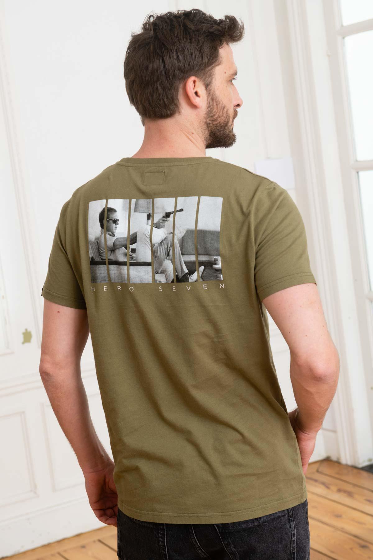 Steve McQueen khaki t-shirt - Image n°4