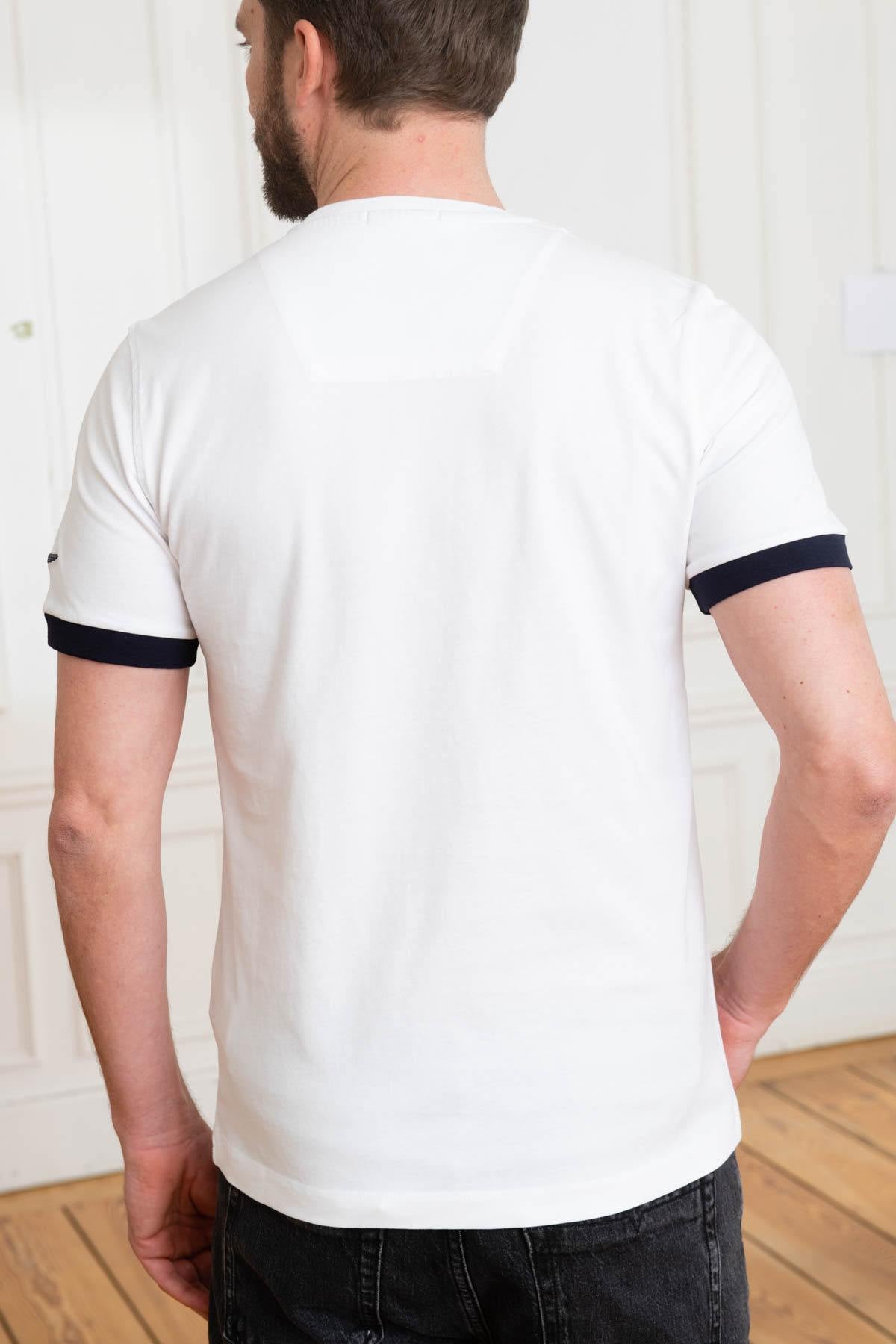 White Cotton T-Shirt - Image n°4