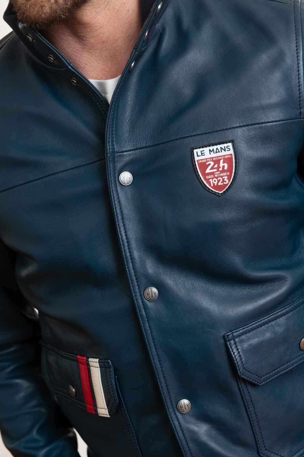 Le Mans 1923 blue leather jacket - Image n°8