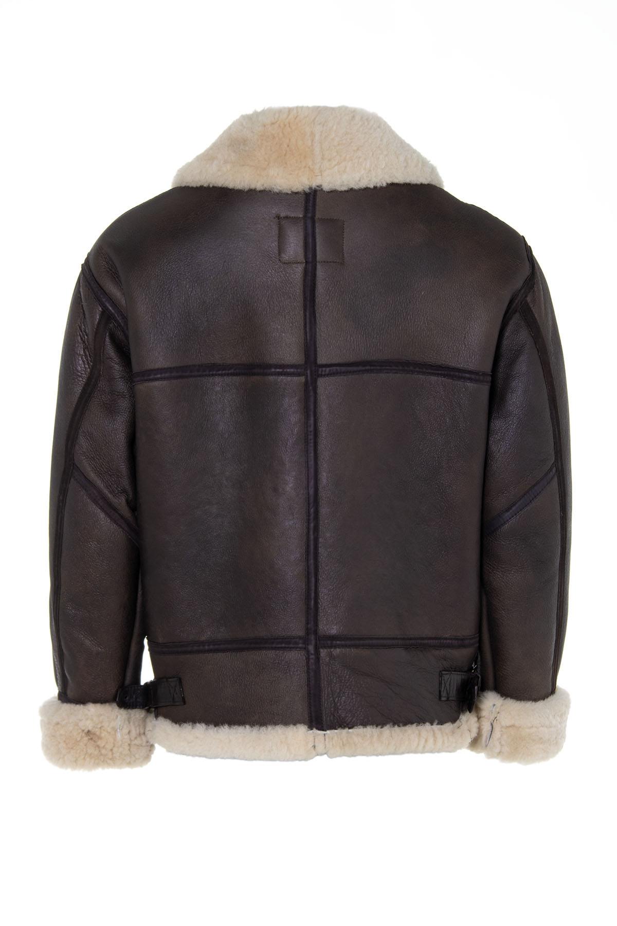 Shearling Bomber Jacket for Men - Image n°2