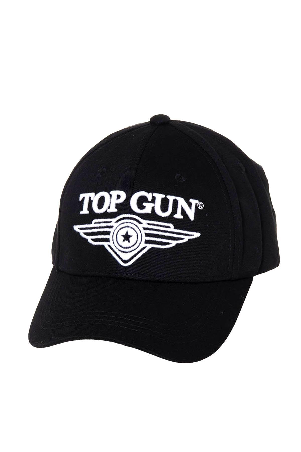 Top Gun Cap Black and White - Image n°1