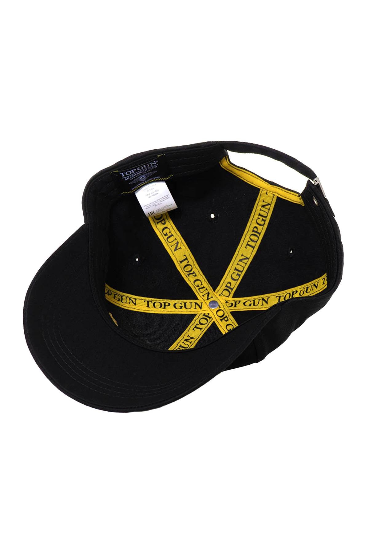 Top Gun Cap Black and Yellow - Image n°2