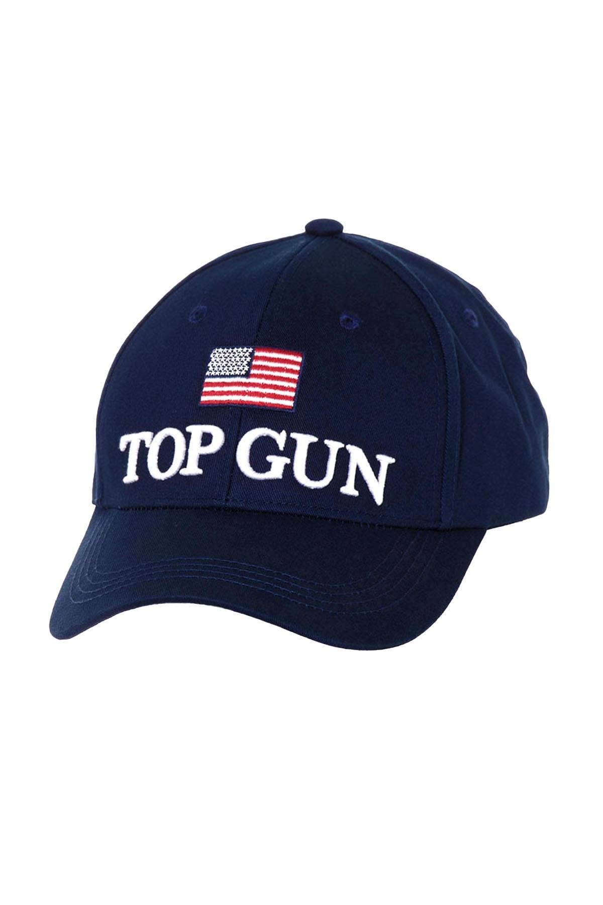 Top Gun Navy Blue American Flag Cap - Image n°1