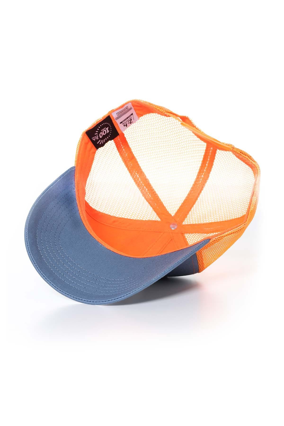 24H Le Mans cap blue and orange - Image n°2