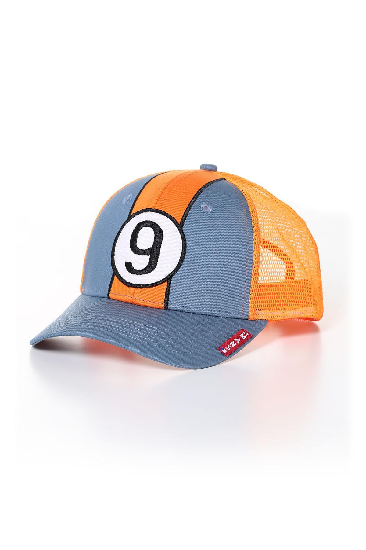 24H Le Mans cap blue and orange - Image n°1