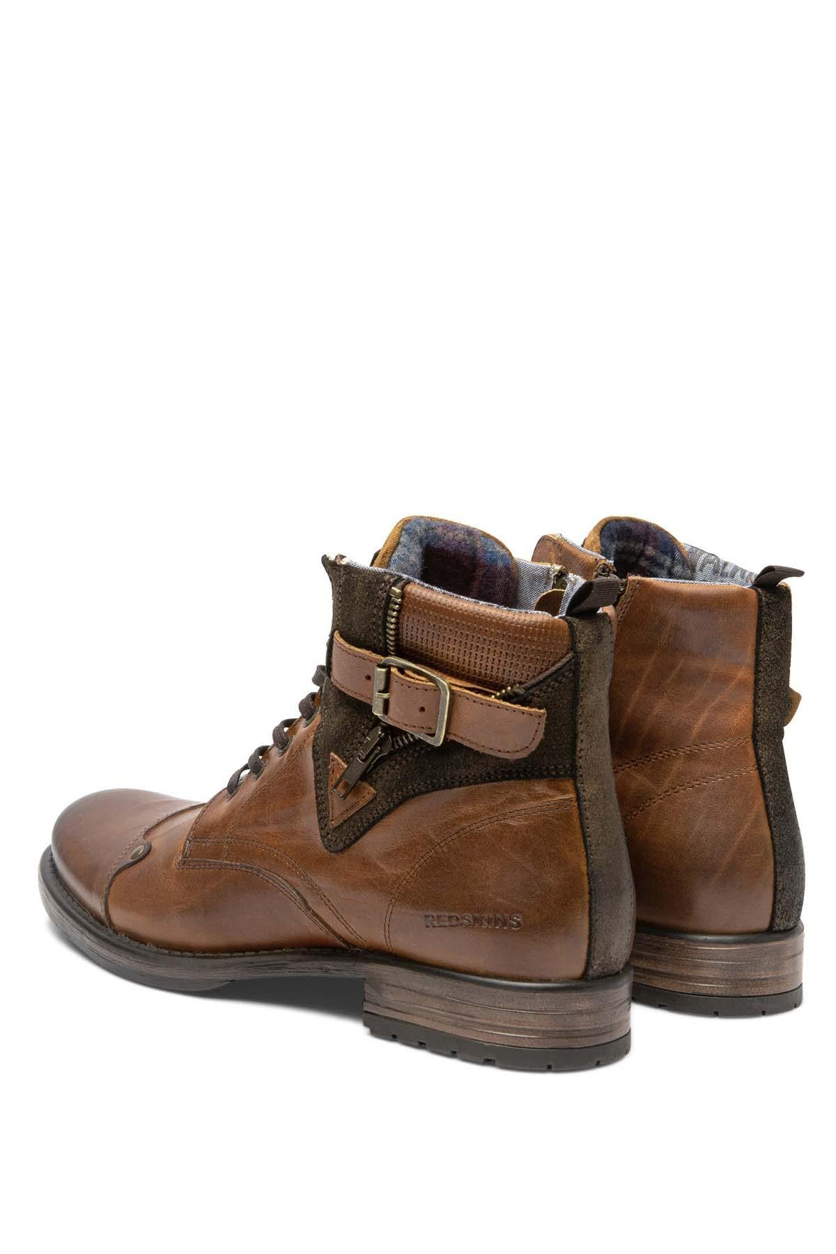 Brown leather boots - Image n°4