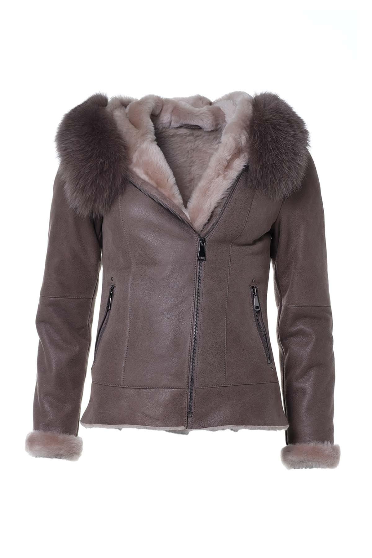 Luxury merino sheepskin jacket - Image n°8